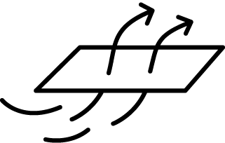 breathable fabric icon